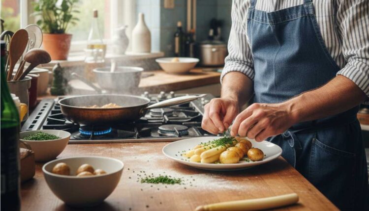 Asperges met krielaardappeltjes