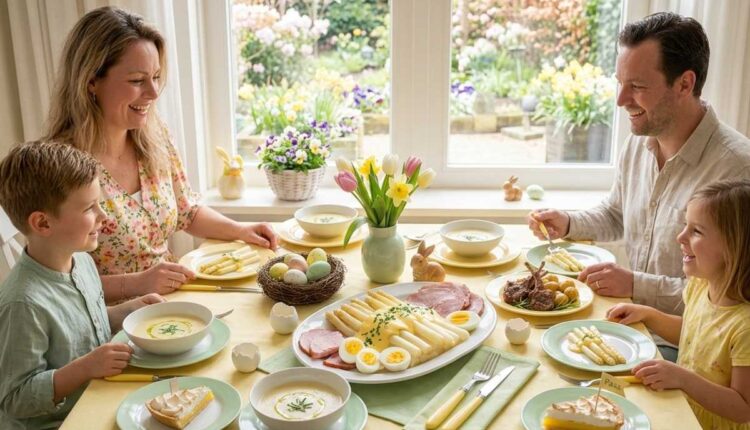 paasmenu met asperges